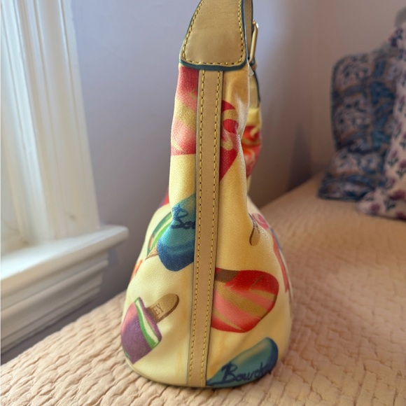 Vintage Y2K Dooney & Bourke Ice Cream/ Popsicles Shoulder Bag, Rainbow Zip🍦 - Picture 3 of 13